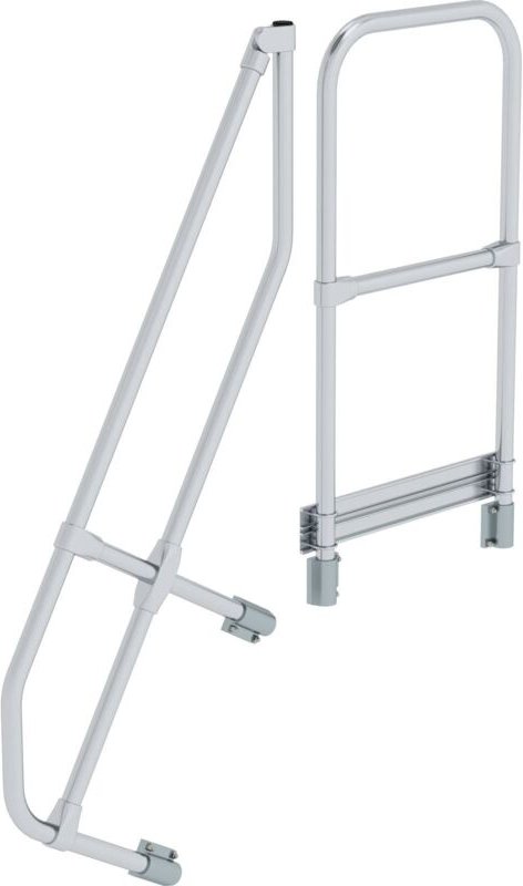 Günzburger Steigtechnik - zweiter Handlauf für Treppe mit Plattform 60° mit 4 Stufen - 600584