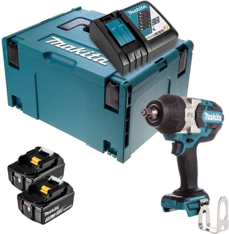 Schlagschrauber 18V LXT 1000Nm 1/2" (2x3,0 Ah) in MAKPAC - MAKITA DTW1002RFJ