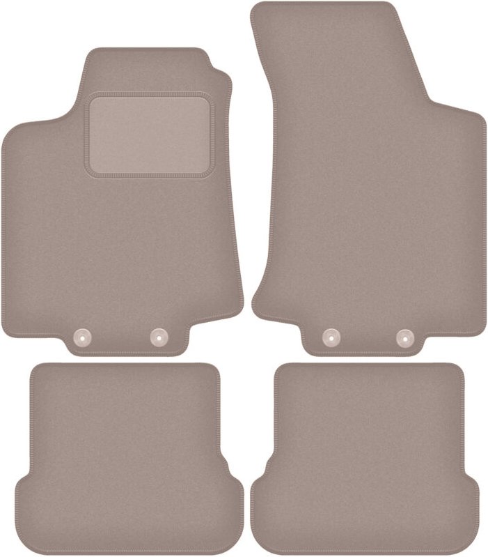 Beige Veloursmatten für: Volkswagen Golf IV Cabrio (1998-2002)