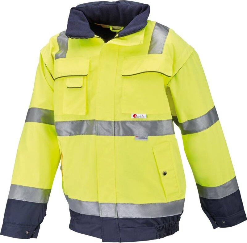 Warnjacke arthur, gelb/marine, Gr.L Fortis