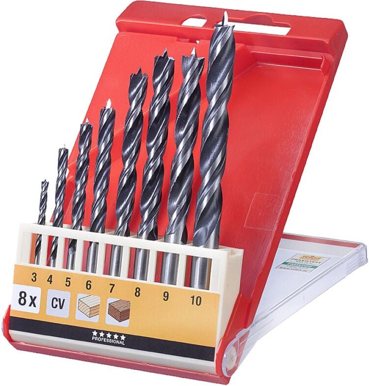 514100 Holz-Spiralbohrer-Set 8 St. - KWB