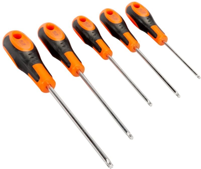 Bahco Satz TORX - Schraubendreher mit Gummigriff - 5-tlg.