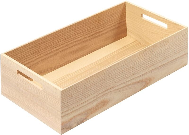 Kesseböhmer - Holzbox 24x12x47cm, Funktionseinsatz Schublade, Massivholz Eiche