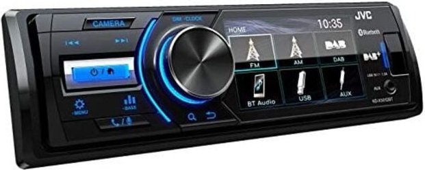 Thumbnail - JVC - KD-X561DBT Auto-Multimedia-Receiver Schwarz, Blau 180 w Bluetooth