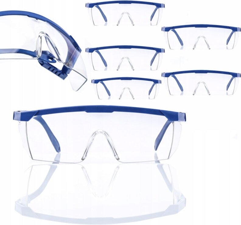 5X Rosfix klare Anti-Splitter-Brille
