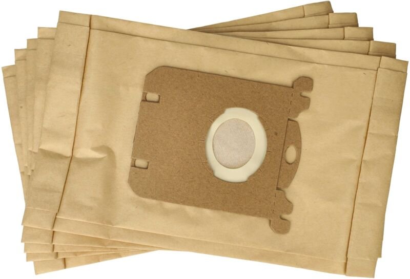 5x Staubsaugerbeutel kompatibel mit aeg AJG6800, aus, AUSG3901, av, AVC1162, AVC1190 Staubsauger - Papier, 25,8cm x 16,2...