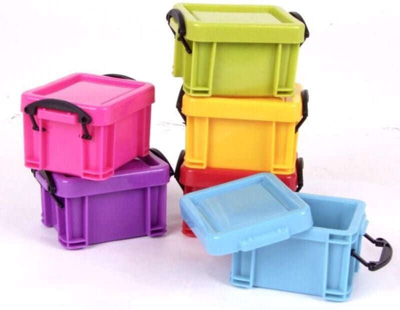 24x Mini-Boxen klein Einlagerung Aufbewahren Sammeln Ordnen Kiste