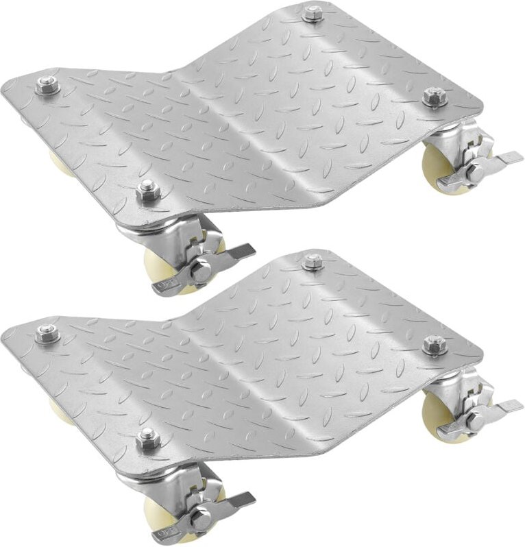 Thumbnail - Fahrzeug Positionierung Rad Dollies, 680Kg pro Dolly, 2Pcs Reifen Auto Dollies, Auto Skate Dolly, Van Positionierung Gar...