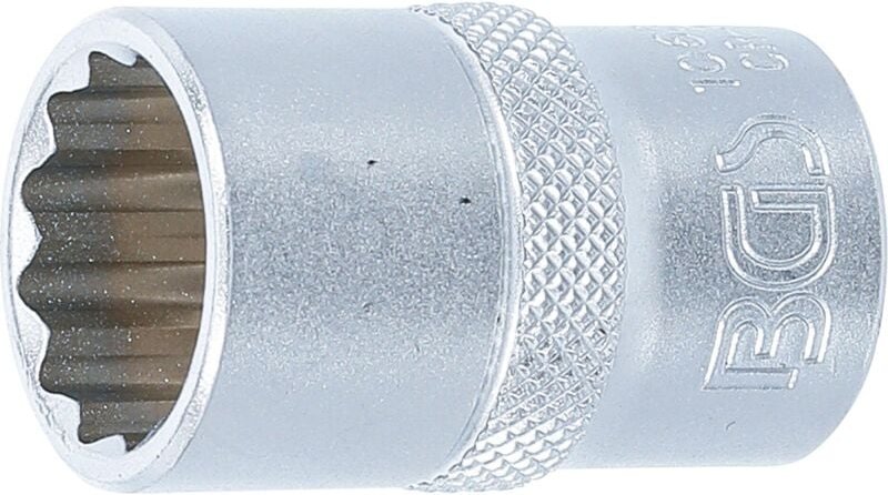 Steckschlüssel-Einsatz Zwölfkant Antrieb Innenvierkant 12,5 mm (1/2") SW 17 mm
