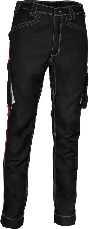Arbeitshose BARRERIO - Schwarz/Rot L - FR (44) - EU (50)