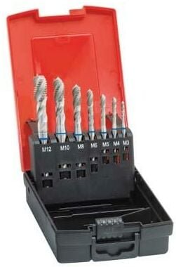 Maschinengewindebohrer- Set DIN371/376 Typ INOX Form C M3-M12 FORMAT