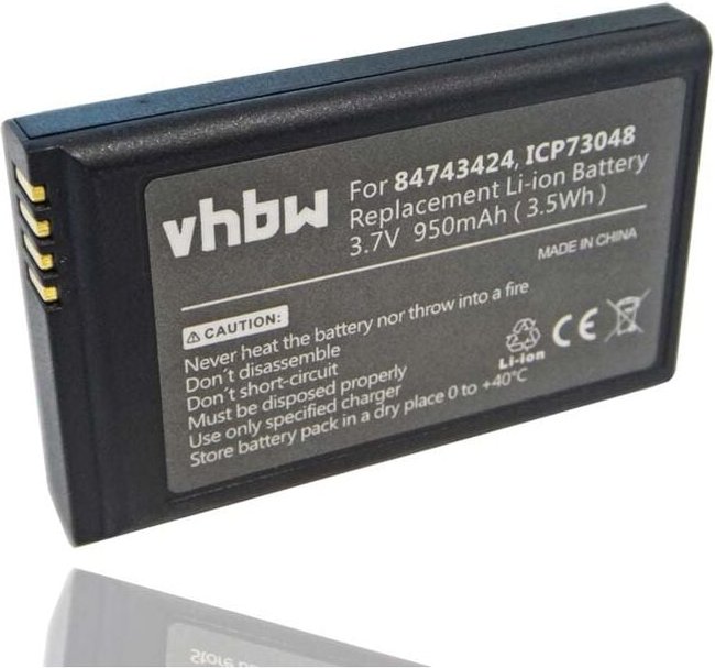 Vhbw - Akku kompatibel mit Polycom 5020, 5040 schnurlos Festnetz Telefon (950mAh, 3,7V, Li-Ion)