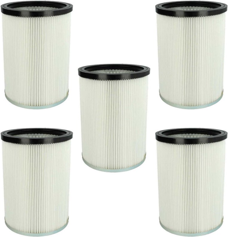 5x Faltenfilter kompatibel mit Kärcher nt 90/2 Me Classic sea, nt 90/2 Me Classic eu Staubsauger - Patronenfilter, Weiß ...