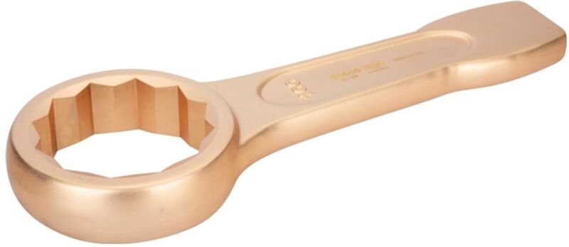 KS Tools Bahco Funkenfreier 33-mm-Schlag-Ringschlüssel aus Kupferberyllium, 200 mm