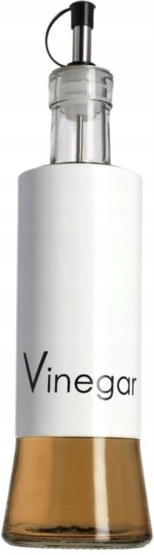 Spender für flüssige Würzmittel, Glasflasche, Vinaigrette, weiß - Kadax