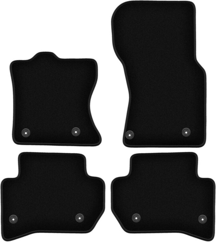 BASIC schwarze Veloursmatten für: Land Rover Velar SUV (2017-)