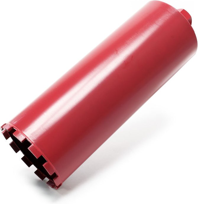 Diamantbohrkrone ⌀150 mm 1 ¼ unc 400 mm für Kernbohrgeräte, Kernbohrkrone aus Sintermetall, Nassbohrkrone, Trockenbohrkr...