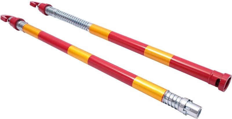 Abschleppstange für pkw mit Federpuffer 8T Anhängerkupplung, kfz Abschleppsystem mit Zugentlastungsfeder und Dämpfung - ...