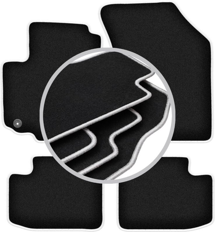 CARLUX-SILVER Autofußmatten für: Suzuki Swift IV Fließheck (2005-2010)