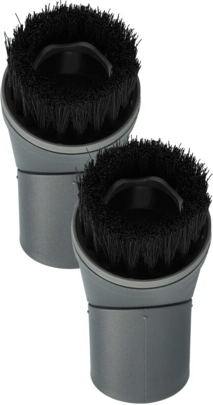 vhbw 2x Ersatz Saugpinsel Set kompatibel mit Miele SGFK0, SGFH2, SGFH1, SGFH0, SGFG1, SGFG0, SGFF4 Staubsauger - Rundbür...