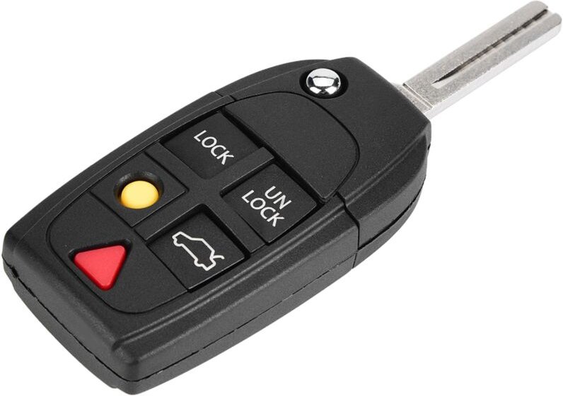 Zoternen - Schlüsselabdeckung, Schwarzes, kompaktes und verschleißfestes Fernbedienungsgehäuse, leicht für das Auto