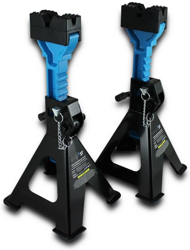 1 Paar Unterstellböcke Pro Line lkw Auto pkw Abstellbock Stützbock Ständer Heber 3000kg 3t Tragkraft - Bituxx