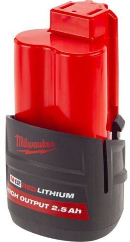 Thumbnail - Milwaukee - M12 HB2.5 High Output 12 v 2,5 Ah / 2500 mAh Li-Ion Akku ( 4932480164 )