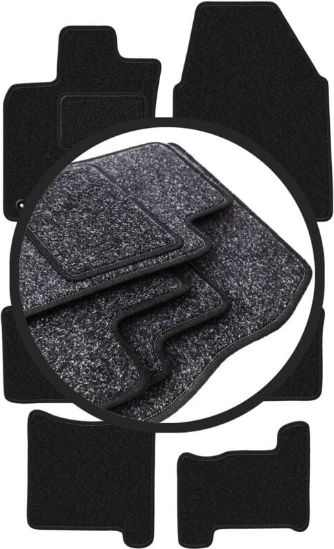 ANTHRA Autofußmatten für: Nissan Qashqai +2 Crossover (2007-2013)