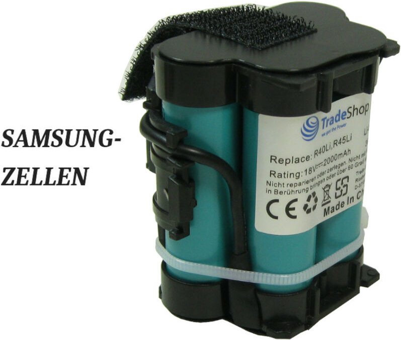 Thumbnail - Trade-shop - Li-Ion Akku, 18V / 2000mAh für Husqvarna 589586101, 5895861-01, 586576201, 5865762-01, 574476801, 5744768-0...