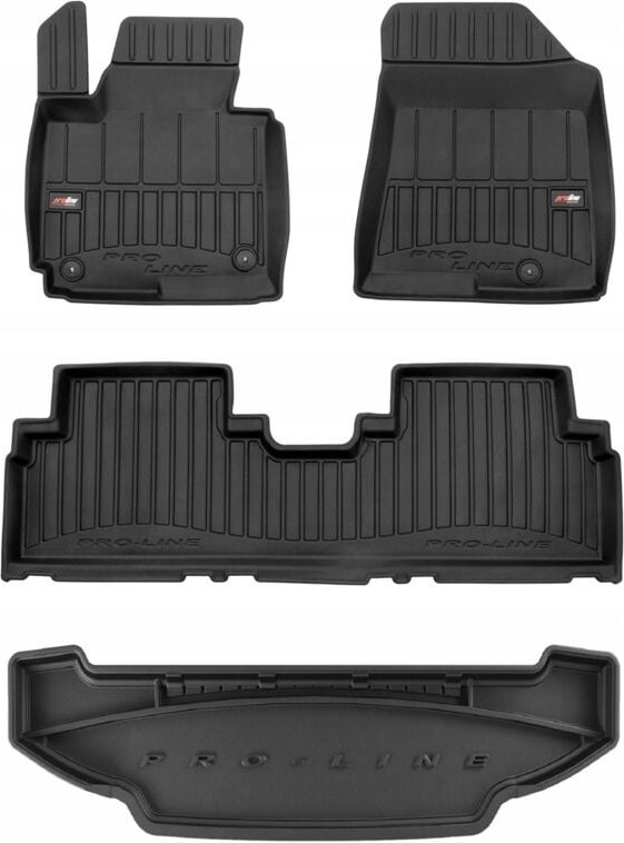 SET 3D Gummifußmatten Kia Carens 4 2013-2018