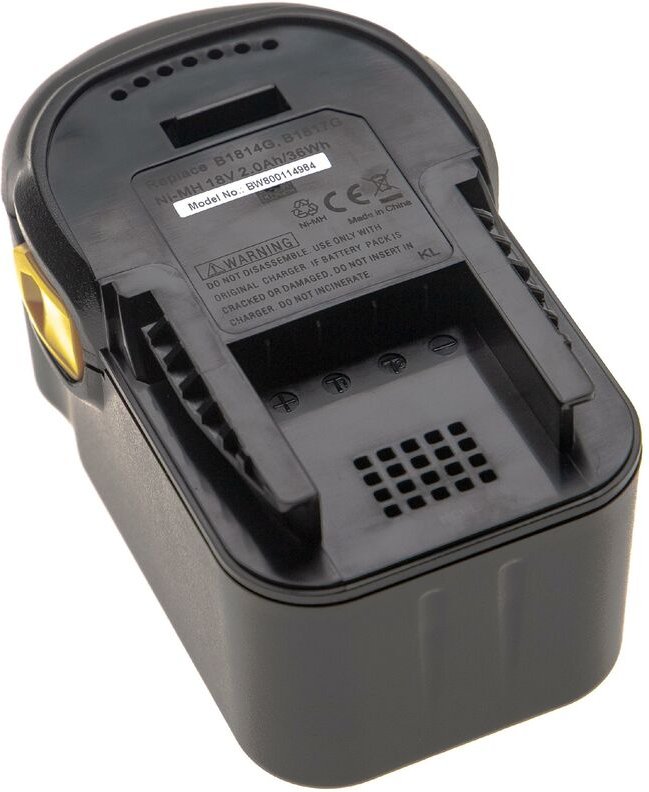 1x Akku kompatibel mit aeg bs 18C LI-202C, bsb 18, bs 18G, bsb 18 g, BS18G, bsb 18 c, BSB18G Elektrowerkzeug (2000 mAh, ...