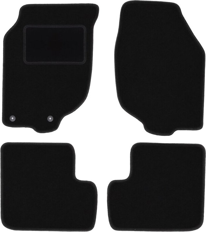 Schwarze Veloursmatten für: Rover 25 Fließheck (1999-2005)