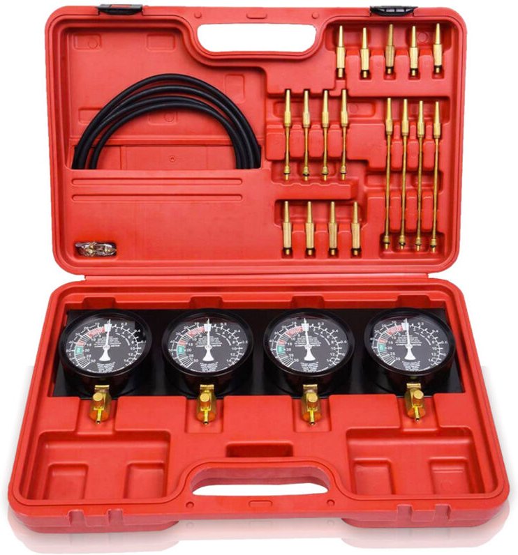 SWANEW 4 Vergaser Synchrontester 4 Synchronuhren Synchrontestgerät Einstellen