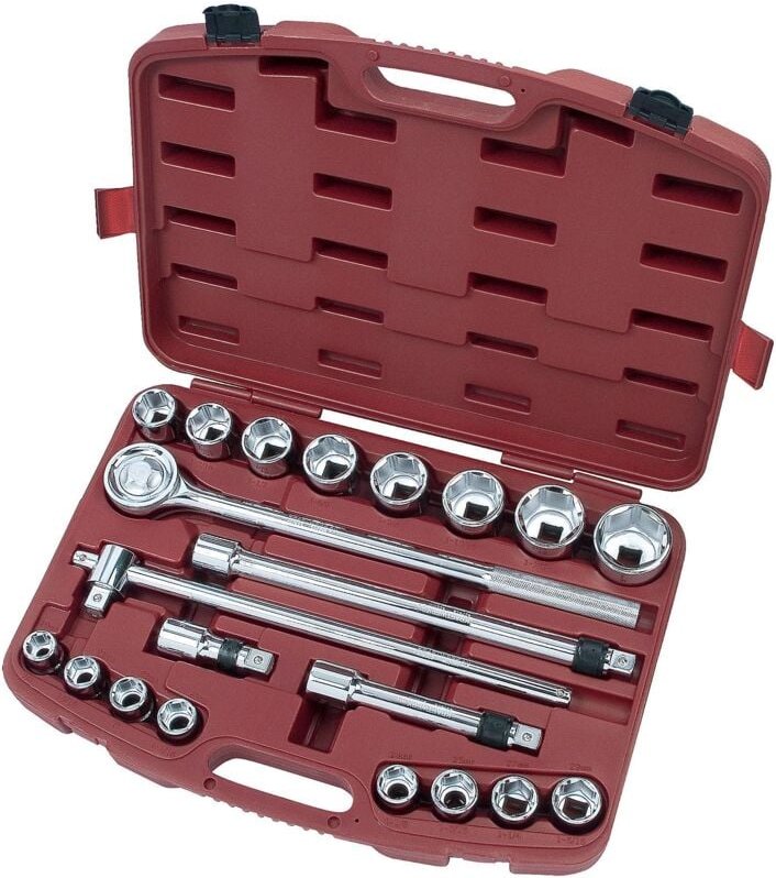 21-t. Steckschlüsselkoffer 3/4'