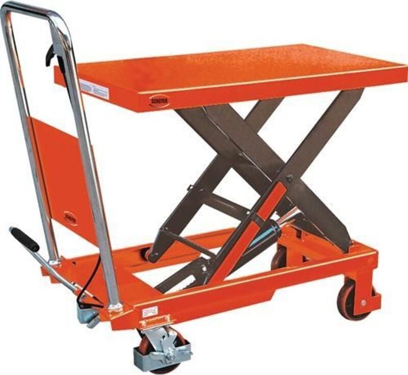 Schefer mobiler Hubtisch SHW Premium Einfachschere Hublast 500 kg