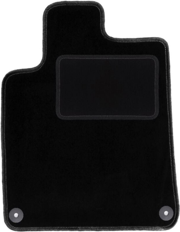 Fahrermatte schwarz für: Peugeot 407 Coupé, Limousine, Kombi, SW (2004-2011)