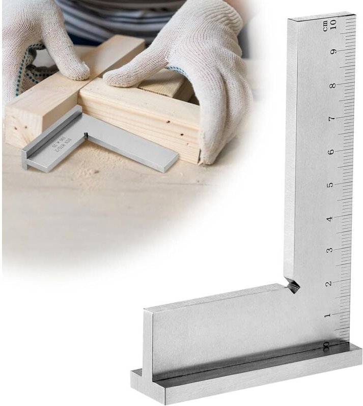 Hutwinkel, Präzisions-Zimmermannswinkel, rechtwinklige Blöcke, solides Kohlenstoffstahl-Konstruktionswerkzeug, Zimmerman...