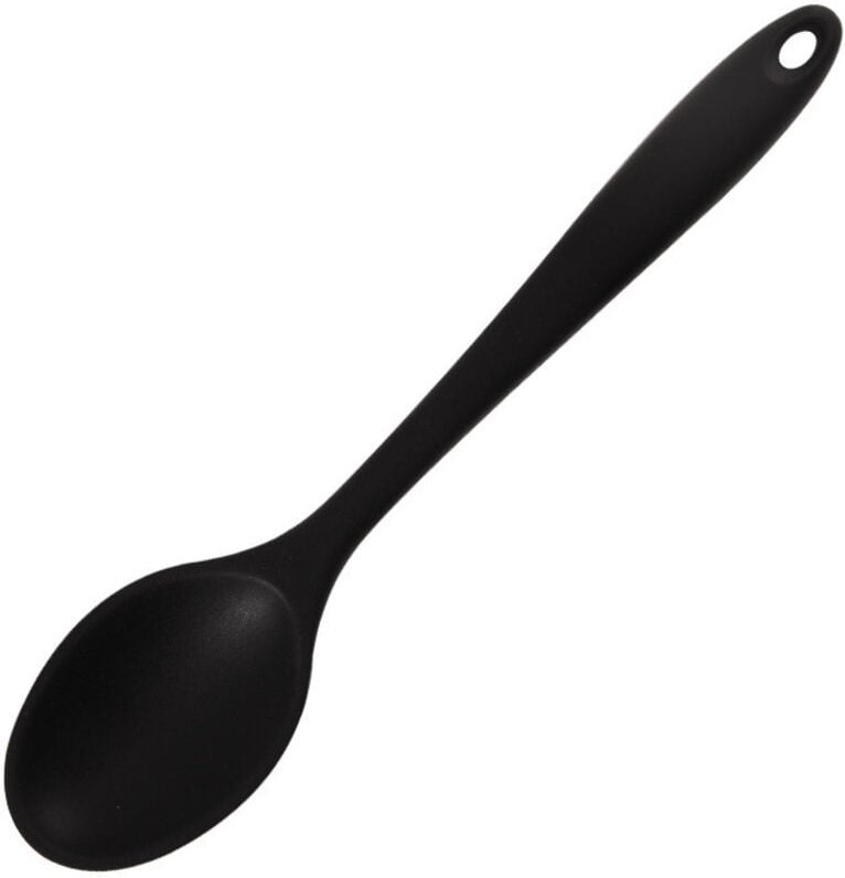 Shining House - Stück Silikon-Küchenlöffel, 27,5 cm langer Löffel mit Silikongriff, antihaftbeschichteter Kochlöffel zum...