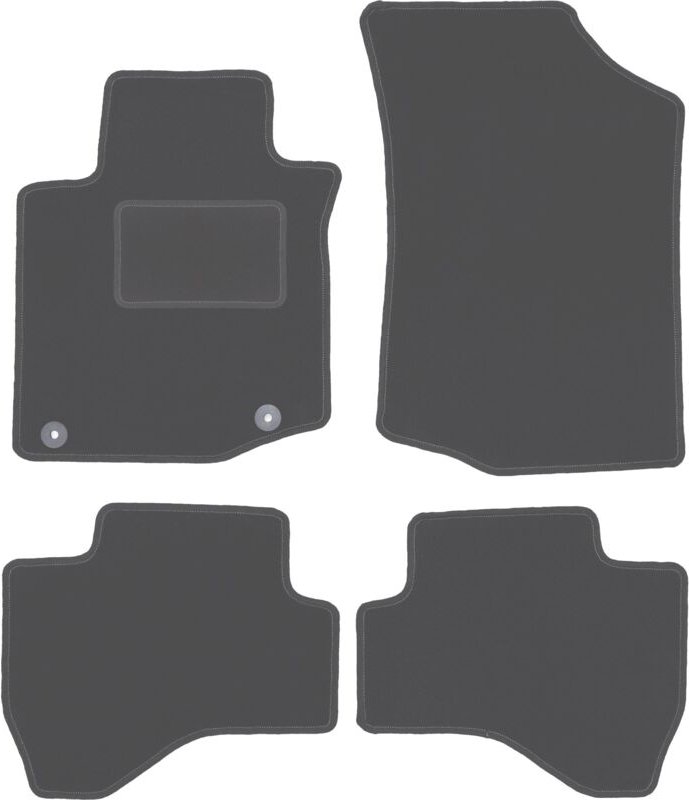 Graphit-Fußmatten für: Peugeot 108 Fließheck (2014-)