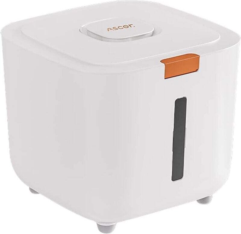 Ulisem Reis-Aufbewahrungsbehälter, Reis-Aufbewahrungsbehälter mit automatischem Klappdeckel und Messbecher, Lebensmittel...