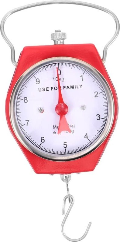 Mechanische Hängewaage, tragbare Federwaage zum Wiegen von Gepäck und Lebensmitteln
