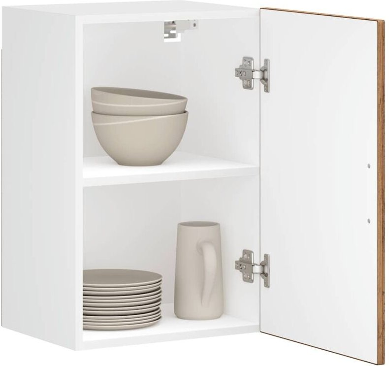 Küchen-Hängeschrank Porto Altholz-Optik Holzwerkstoff - Vidaxl
