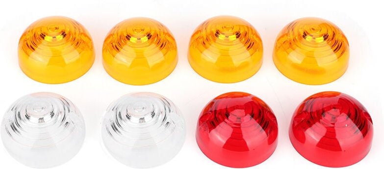 Anzeige Licht Objektiv 8Pcs Seite Blinker Lampe Objektiv Kit Für Land Rover Serie 3/Defender Licht Objektiv
