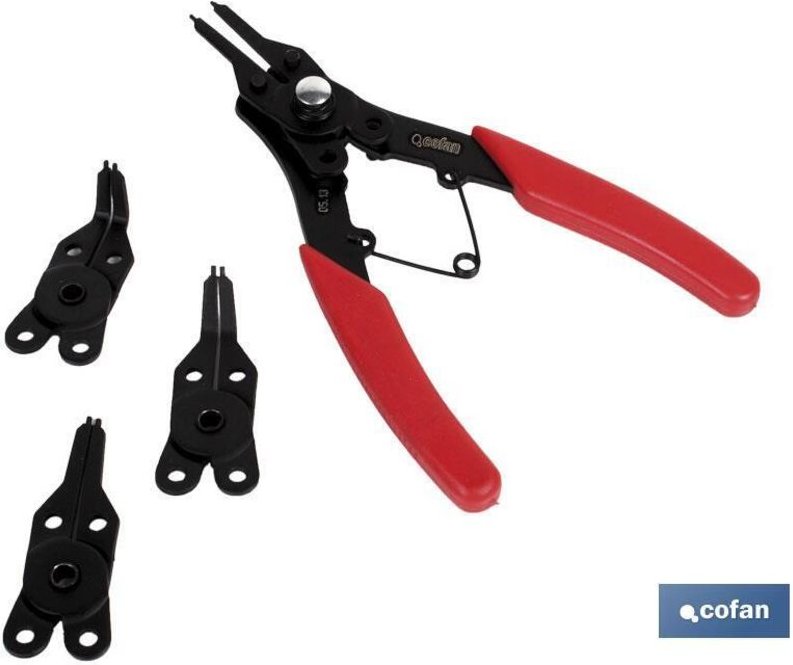 Multi-Sicherungsringzange (Ø10 bis 50)