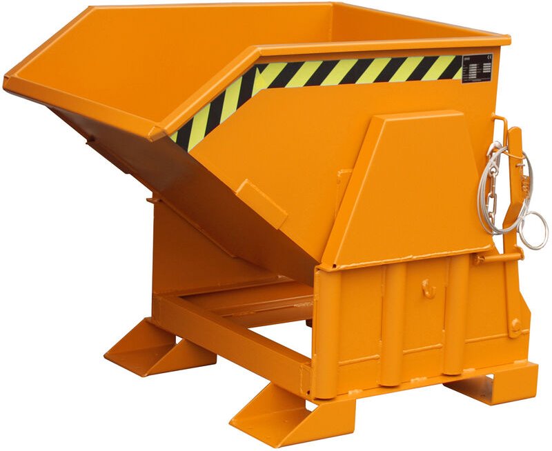 Bauer Kippbehälter BK 50, lackiert, Gelborange