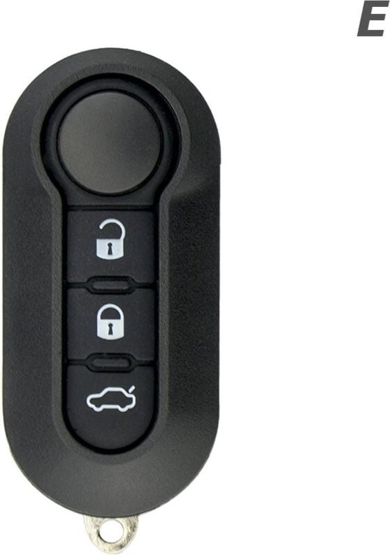 Fiat Autoschlüssel Hülle Ersatz Fernbedienung 3 Tasten Autoschlüssel Hülle mit Pilot Schlüsselanhänger für Fiat 500 Brav...