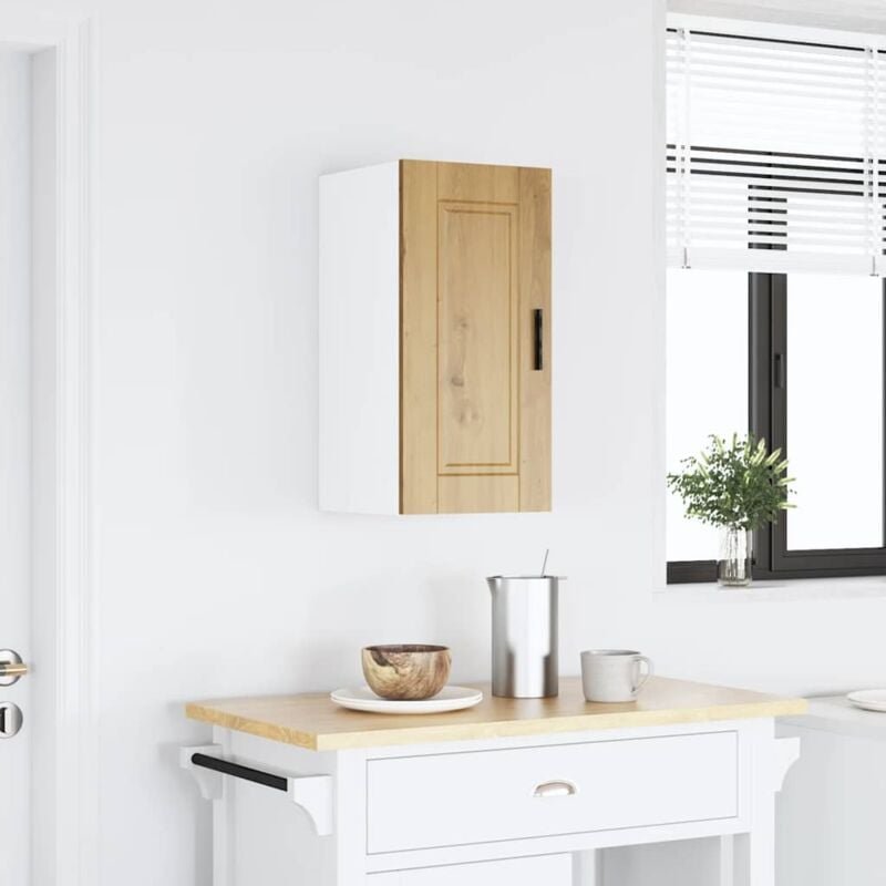 Küchen-Hängeschrank Porto Artisan-Eiche Holzwerkstoff Vidaxl