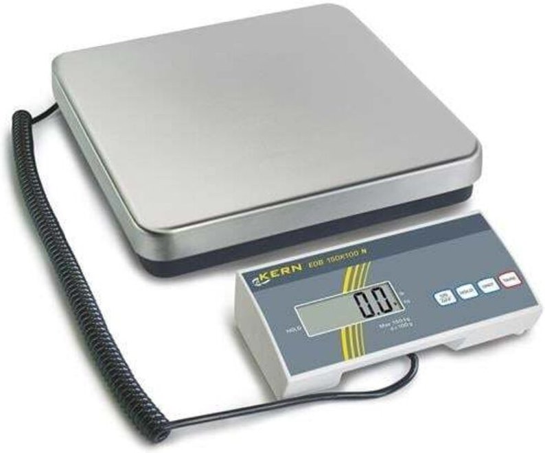 Kern - Paketwaage Wiegeplatte 315x305x65mm m.Display/9V Netzgerät va Wiegeteller