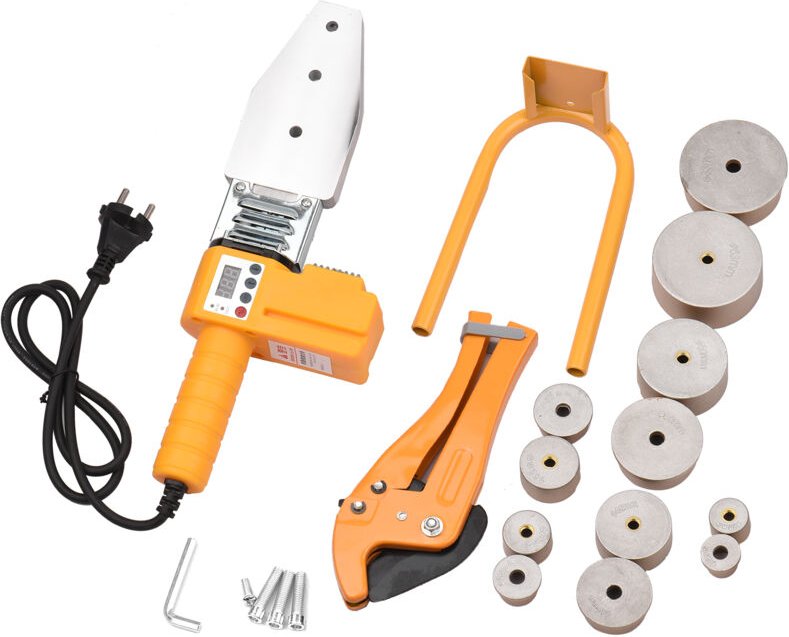 1000 w Wasserrohr-Schweißgerät, digitales Display, geschmolzenes Kunststoffrohr-Schweißgerät, 20–63 mm, ppr/pe/pp - Ej.l...