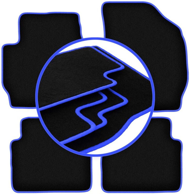 CARLUX-BLUE Autofußmatten für: Mazda Tribute SUV (2000-2011)